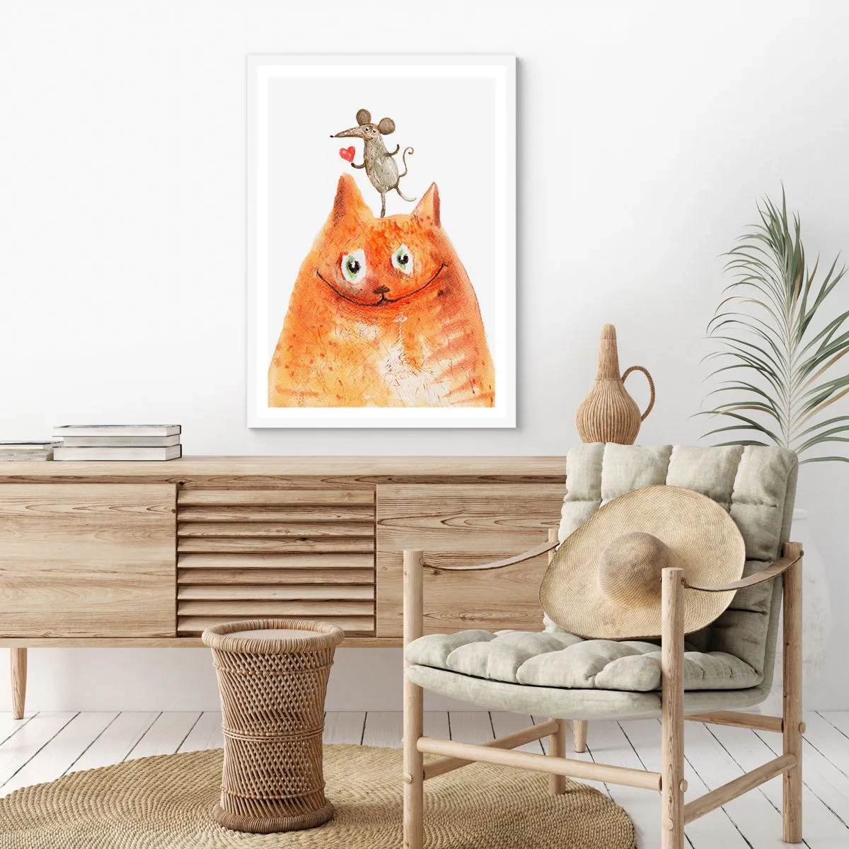 Poszter fekete keretben - A szerelem paradoxonjai - 50x70 cm