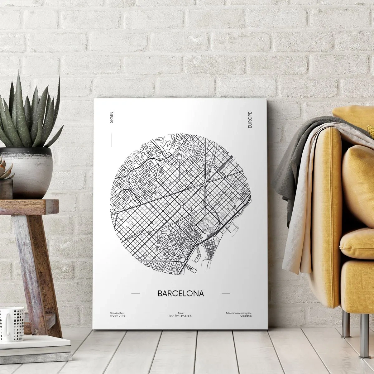 Vászonkép - Barcelona anatómiája - 70x100 cm