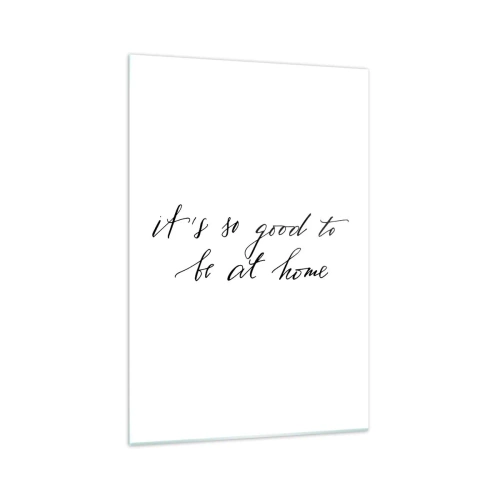 Üveg kép - Teljes igazság - 70x100 cm