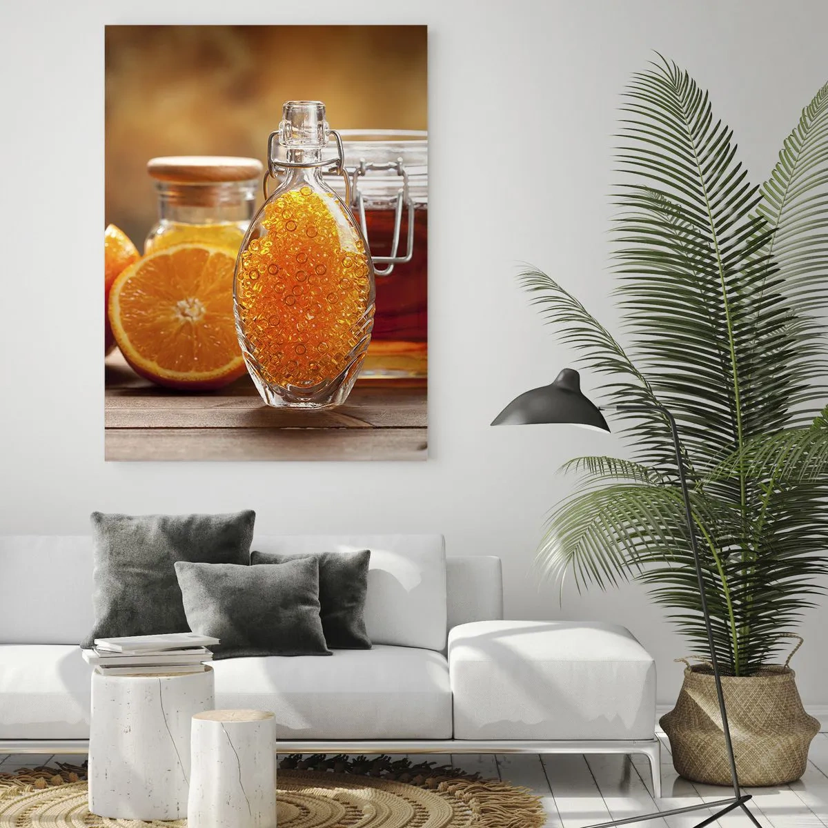 Üveg kép - Napos ízek és aromák - 50x70 cm