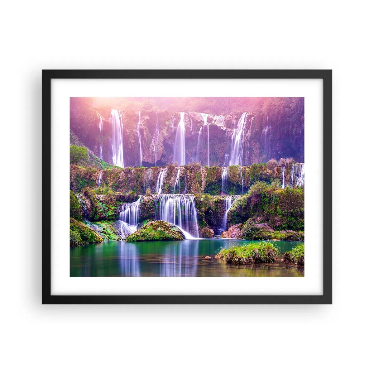 Poszter fehér keretben - Lépcső a menybe - 50x40 cm