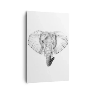 Vászonkép - "Volt egy elefánt, akkora, mint egy - elefánt” - 80x120 cm