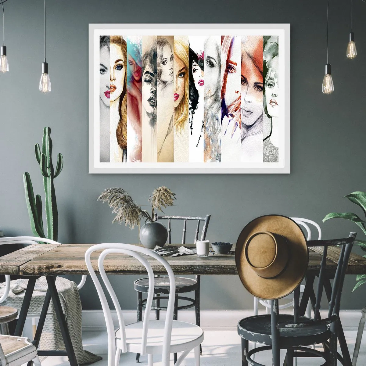 Poszter fekete keretben - És ez mindig TE - 91x61 cm