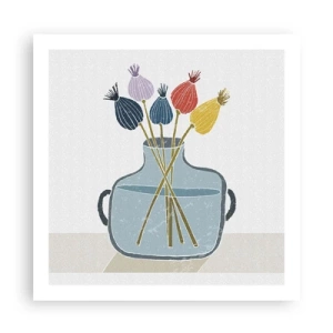 Poszter - Mint egy mákszem - 60x60 cm