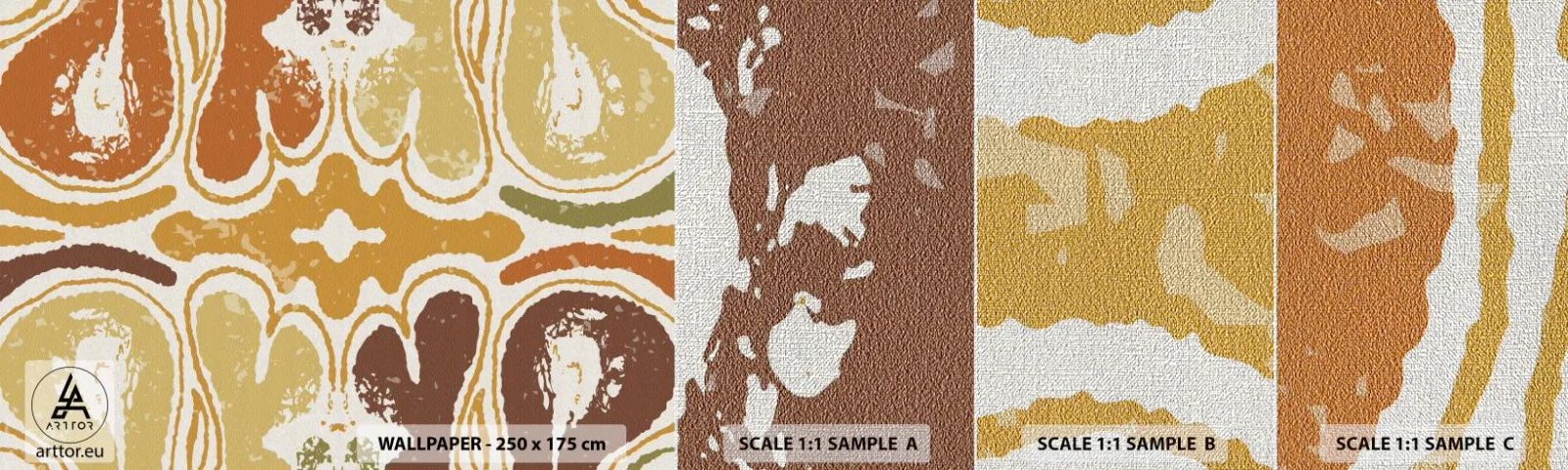 Fotótapéta Minta Premium Canvas - Érzelmes absztrakció - Idős, Boho, Darab - 100x30 cm