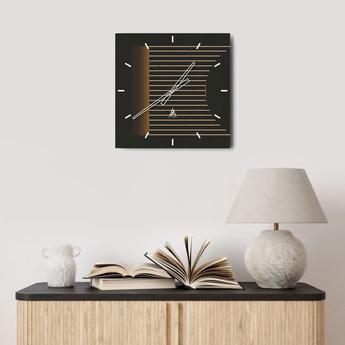 Falióra, Óra - Fedezze fel a sötétséget - 30x30 cm