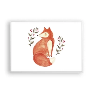 Poszter fekete keretben - Kis vörös hajú - 100x70 cm