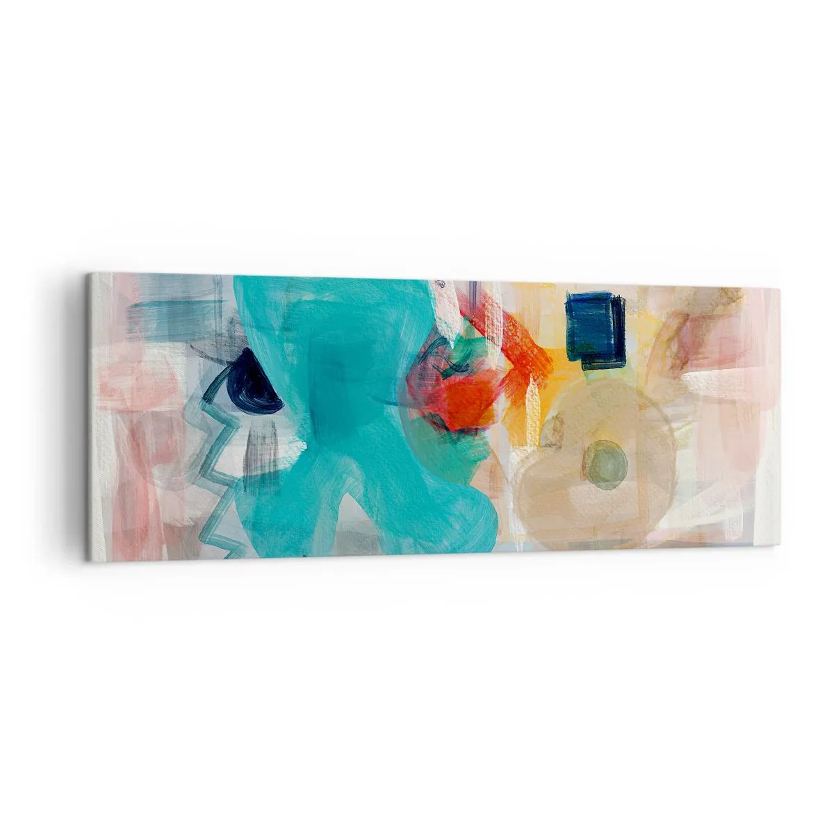 Vászonkép - Színes játék - 140x50 cm