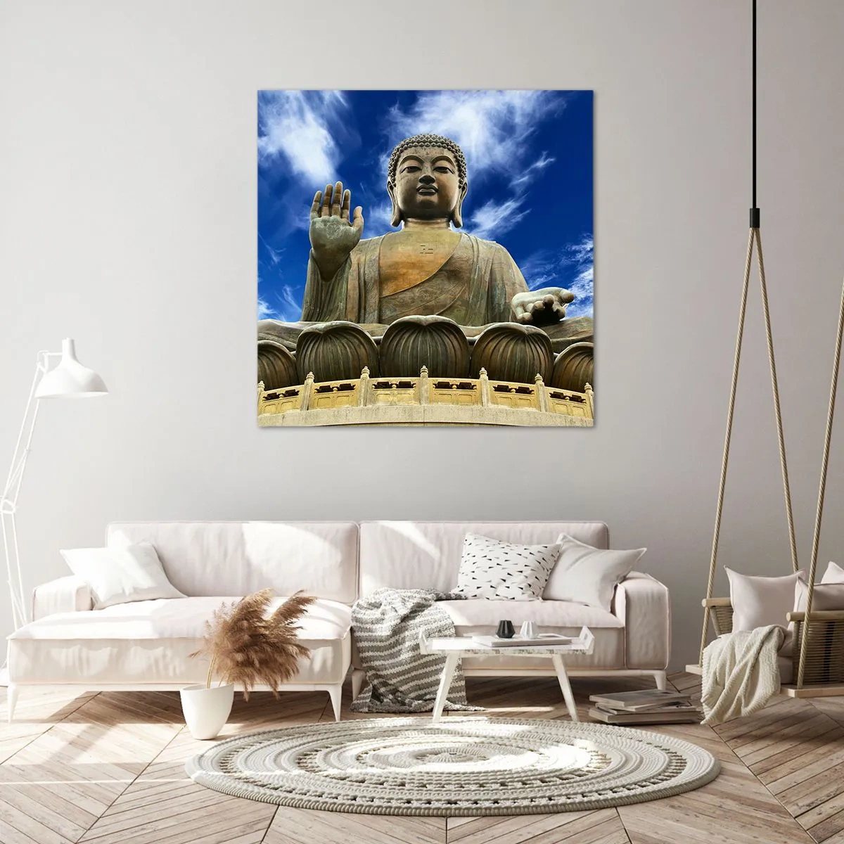 Vászonkép - Élj félelem nélkül - 50x50 cm