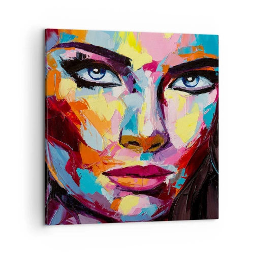 Vászonkép - A lélek is színes - 50x50 cm