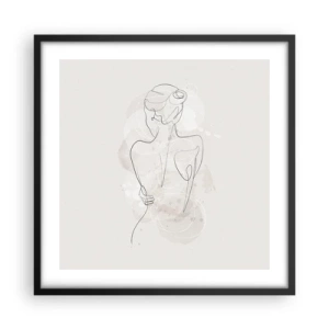 Poszter fehér keretben - Mint egy érzékeny hangszer - 50x50 cm