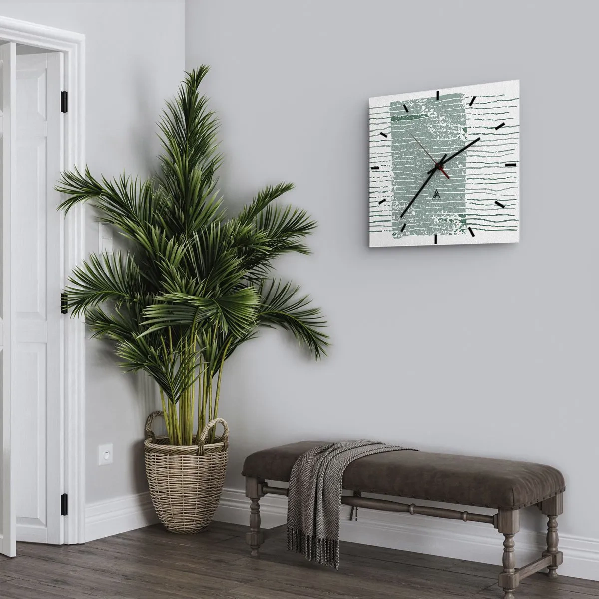 Falióra, Óra - Tengeri absztrakció - 30x30 cm