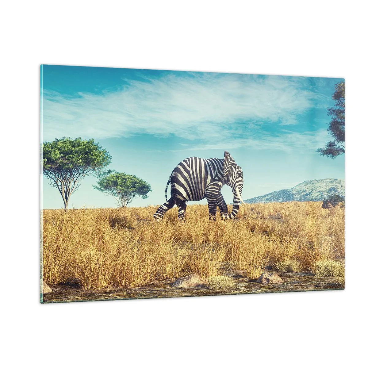 Üveg kép - A szürke már nem menő - 120x80 cm