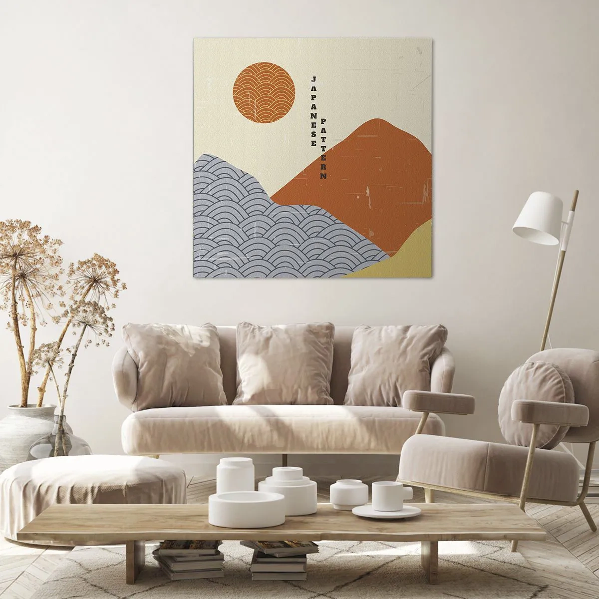 Vászonkép - A japán szellemben - 70x70 cm