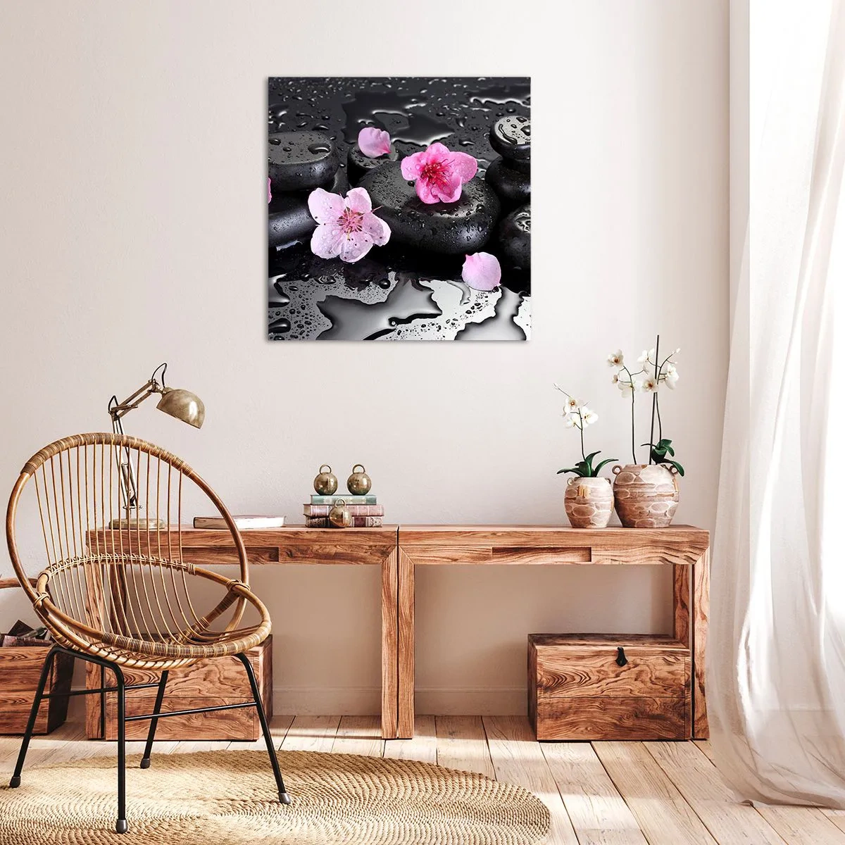 Vászonkép - És a kő leesik a szívről - 70x70 cm