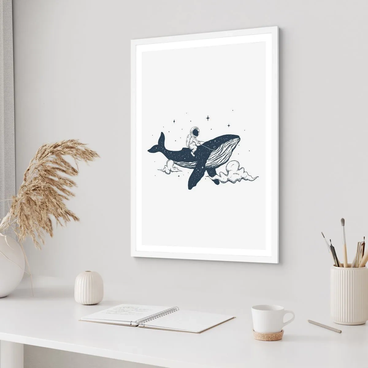 Poszter fekete keretben - Egy kozmikus kaland - 61x91 cm