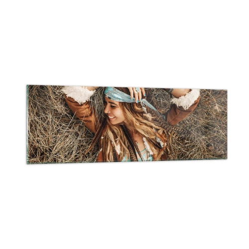 Üveg kép - Útban a szerelem nyara felé - 90x30 cm