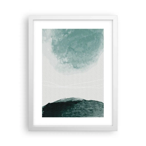 Poszter fekete keretben - Találkozás a köddel - 30x40 cm