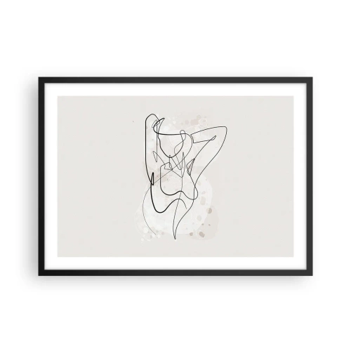 Poszter fehér keretben - A csábítás művészete - 70x50 cm