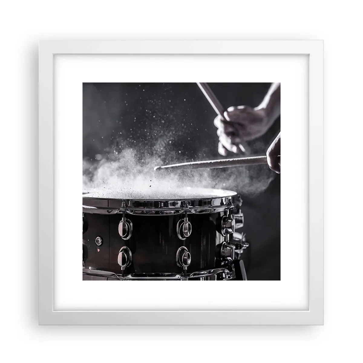 Poszter fekete keretben - A zene pulzusa - 30x30 cm