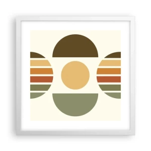 Poszter fekete keretben - A Föld színeiben - 40x40 cm