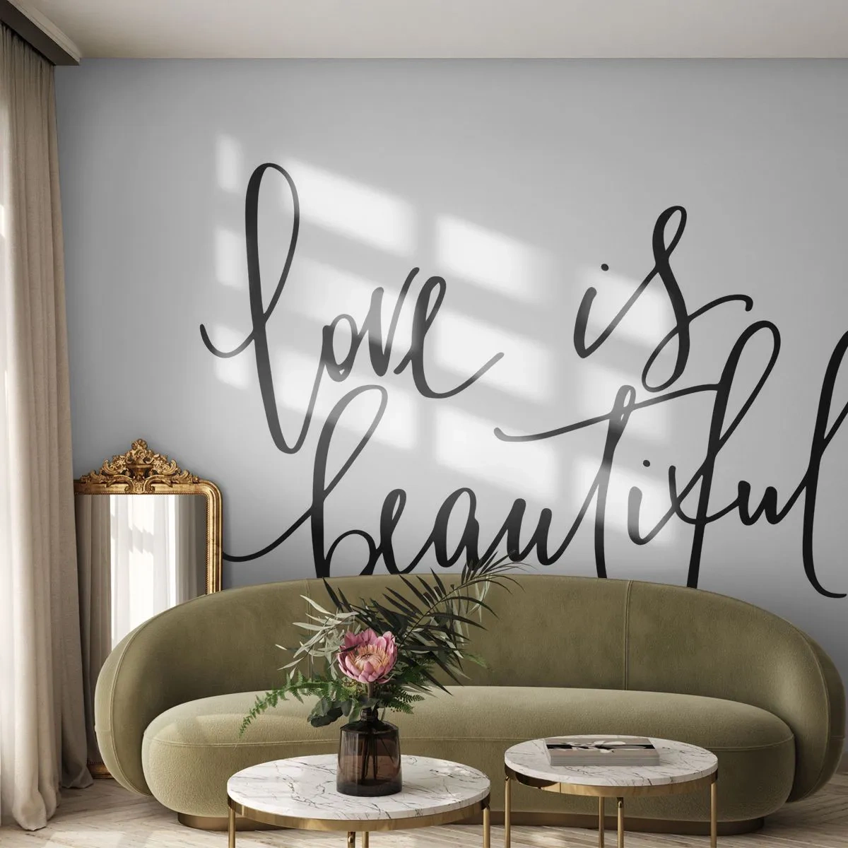 Öntapadós Fotótapéta Deluxe Sticker - Olvass és ismételj - Tipográfia, Megerősítés, Alapelv - 250x175 cm