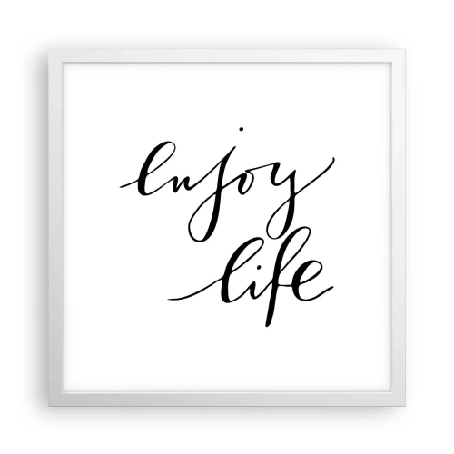 Poszter fekete keretben - Se több… - 40x40 cm