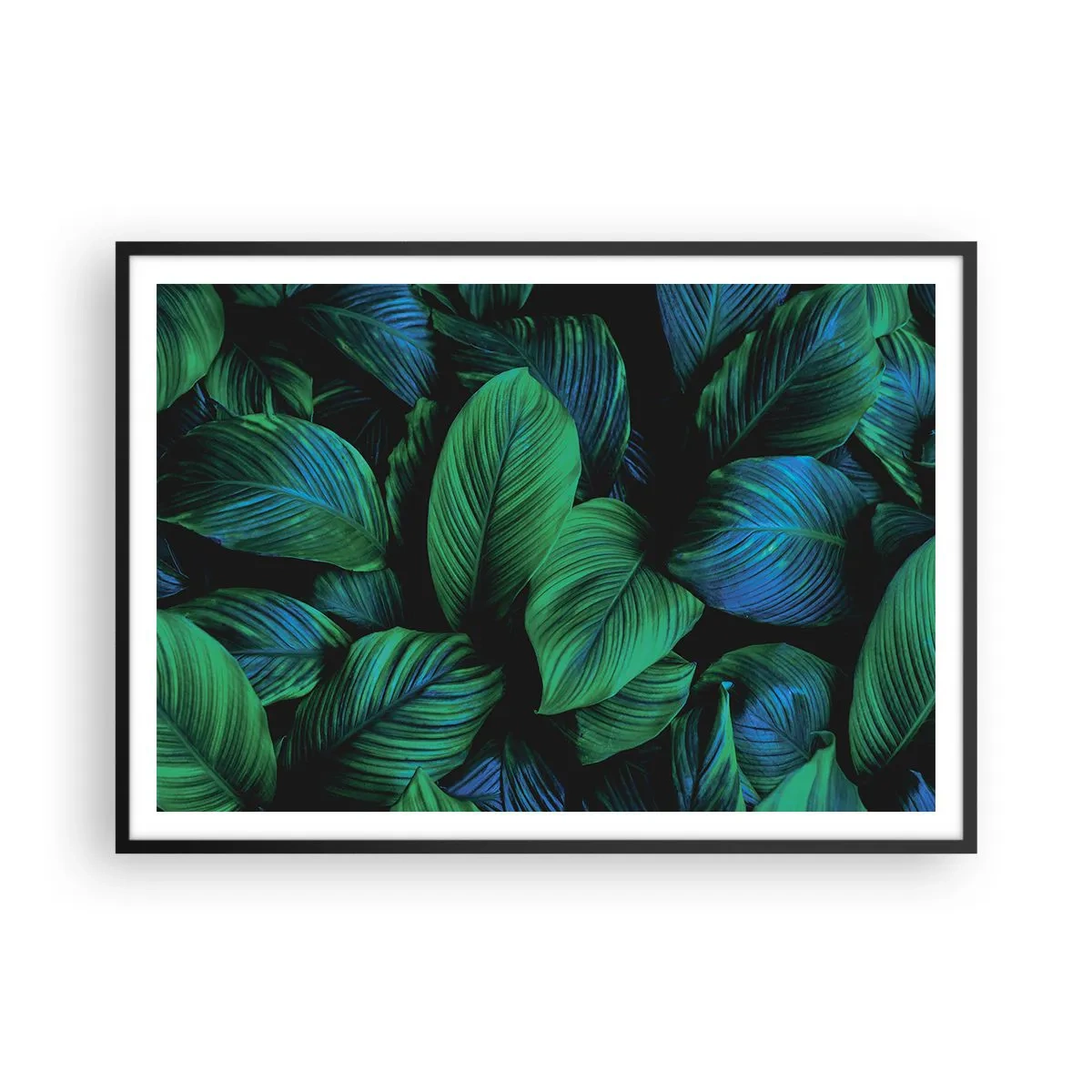 Poszter fehér keretben - A zöld tömegben - 100x70 cm