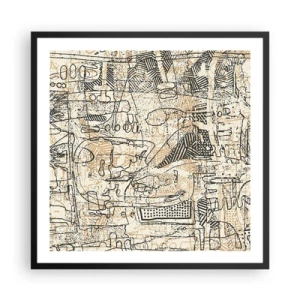 Poszter fehér keretben - Dekódolásra vár - 60x60 cm