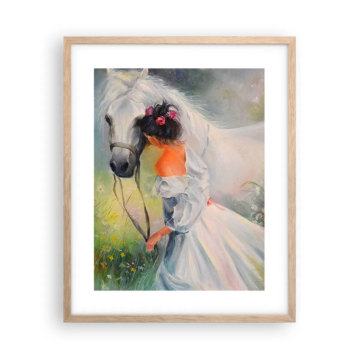 Poszter világos tölgy keretben - Mint egy szép álomból - 40x50 cm