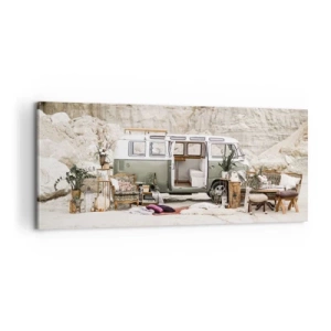 Vászonkép - Ideje elkezdeni az utazást - 100x40 cm