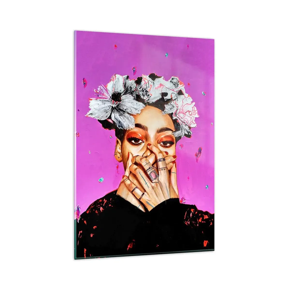 Üveg kép - Egy kis őrültség - 80x120 cm