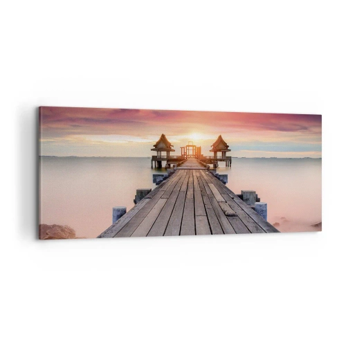 Vászonkép - Nyugat keleten - 100x40 cm