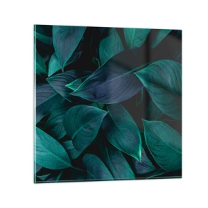 Üveg kép - Maga a zöldellő növényzet - 60x60 cm