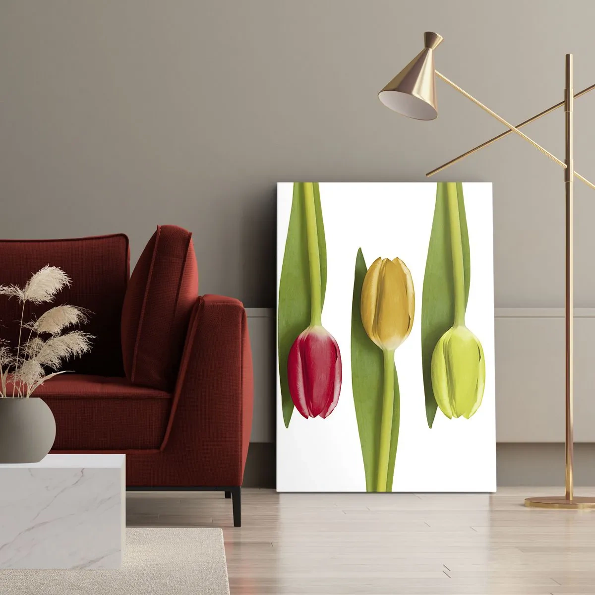 Vászonkép - Szivárvány kompozíció - 50x70 cm