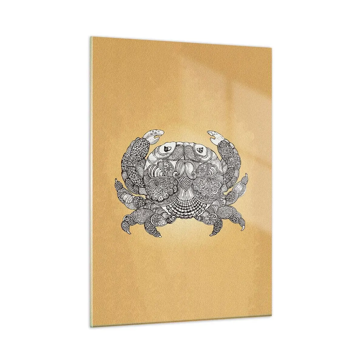 Üveg kép - Rák úr történetei - 50x70 cm