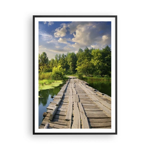 Poszter fehér keretben - Nyár, mindenhol nyár - 70x100 cm