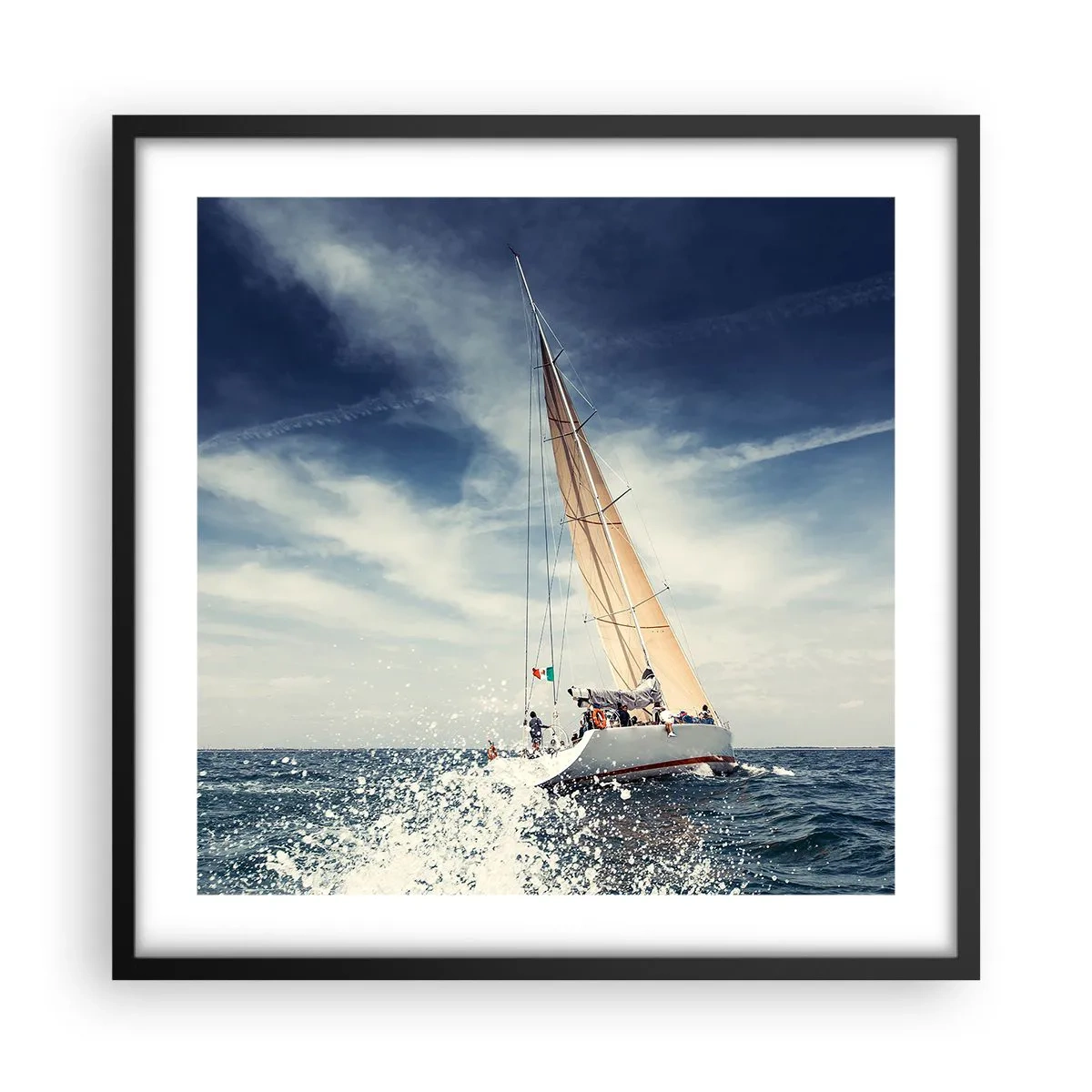 Poszter fehér keretben - Nem érnek utol! - 50x50 cm