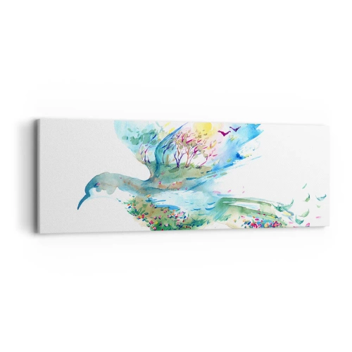 Vászonkép - A természet szárnyain - 90x30 cm