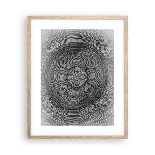 Poszter világos tölgy keretben - Az idők jele - 40x50 cm