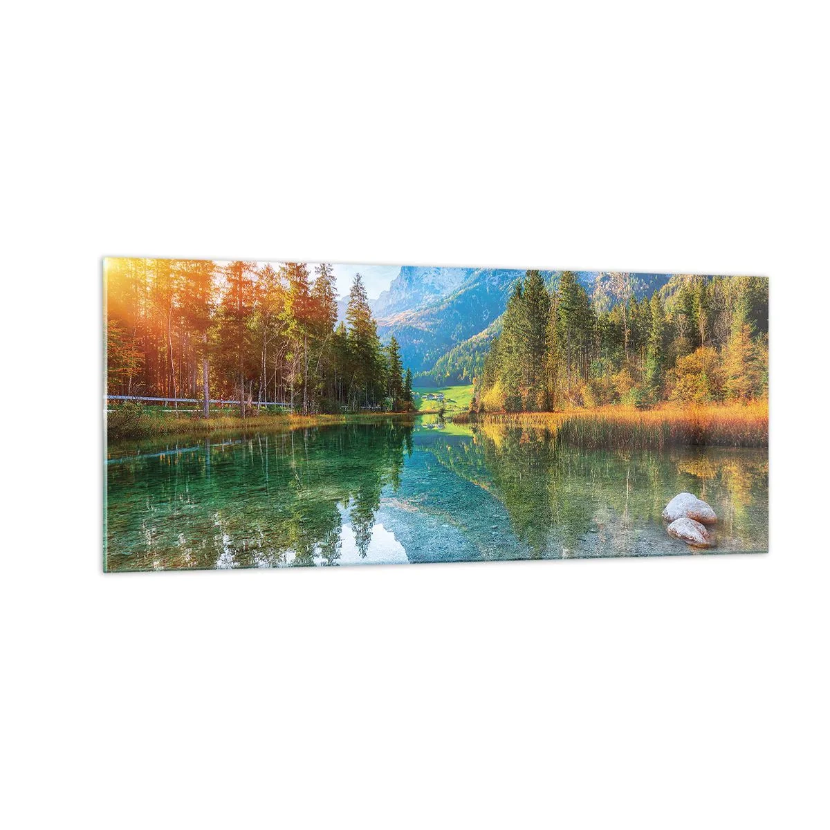 Üveg kép - Az ősz enyhesége - 100x40 cm