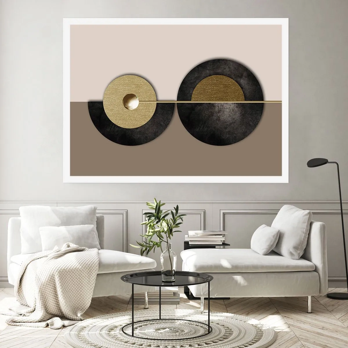 Poszter - Variációk egy kör körül - 70x50 cm