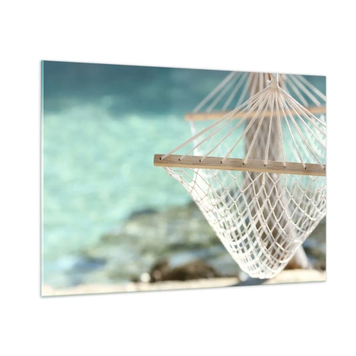 Üveg kép - Itt az ideje a pihenésnek - 100x70 cm