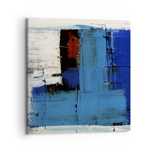 Vászonkép - A kék titka - 70x70 cm