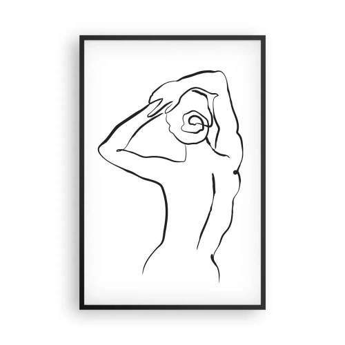 Poszter fehér keretben - Reggeli cselekvés - 61x91 cm