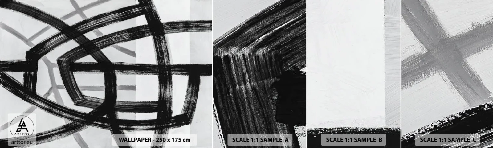 Fotótapéta Minta Öntapadós Deluxe Sticker - Mélység építése - kötőjelek, Darab, Modern - 100x30 cm