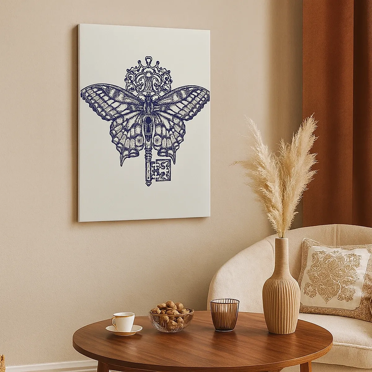 Vászonkép - A szív minden titka - 50x70 cm