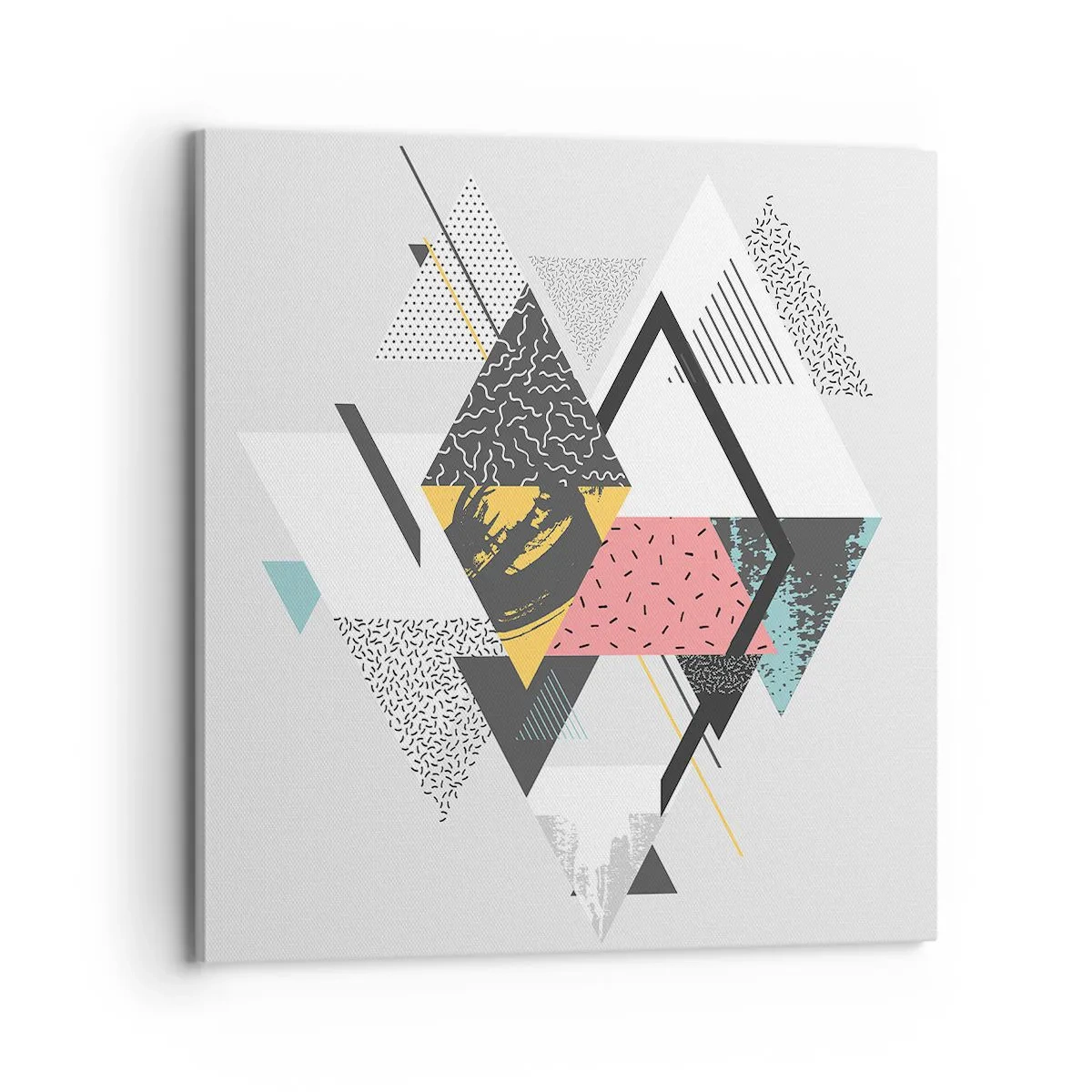 Vászonkép - Variáció háromszögön és rombuszon - 70x70 cm