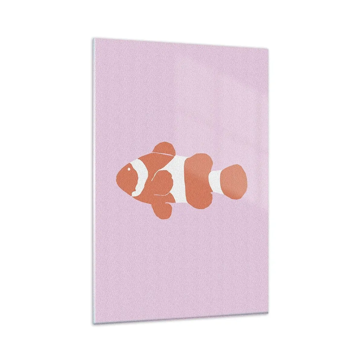 Üveg kép - Illik a korall az arcához és a farkához - 80x120 cm