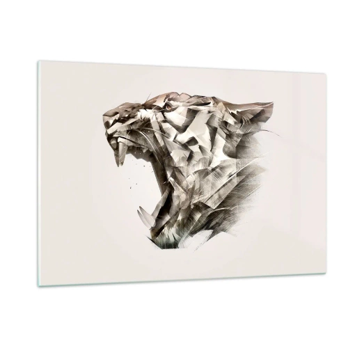 Üveg kép - Már tudod, ki a főnök - 120x80 cm